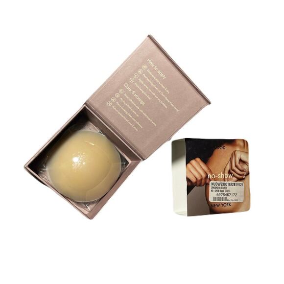 Women's No Show Adhesive Nipple Covers No.3 Buff/3 - Picture 3 of 3